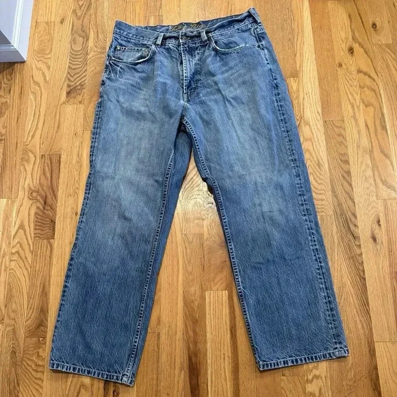 INDIGO PALMS VTG TOMMY BAHAMA DENIM 38 X30 STRAIGHT JEANS CLASSIC FIT COTTON - Picture 1 of 6